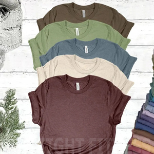 Paquete Múltiple de Camisetas Unisex Bella Canvas Tri-blend, Ropa Bella+Canvas, Precio al por Mayor, Fabricante de Camisetas, Camisetas Tri-blend - Product Image 4