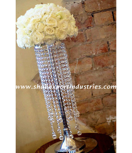 Wedding <b>Crystal</b> Bowl Centerpieces Flower Arrangement <b>Stand</b> Tall Flower <b>Crystal</b> Centerpiece <b>Stand</b> <b>Crystal</b> Handmade - Product Image 4