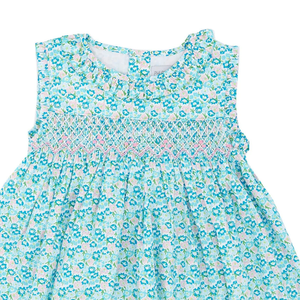 Vestido de lino suave hecho a mano para niñas pequeñas, estilo informal para el primer cumpleaños de niños pequeños, OEM hecho en Vietnam - Product Image 5
