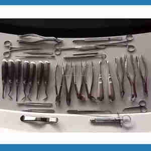 Pince d'extraction dentaire orale manuelle 32 pièces, ciseaux, seringues, porte-aiguilles, instrument chirurgical complet ergonomique - Product Image 5