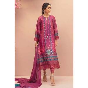 Vestido de Gasa con Estampado de Rosas para Primavera Verano - Product Image 3