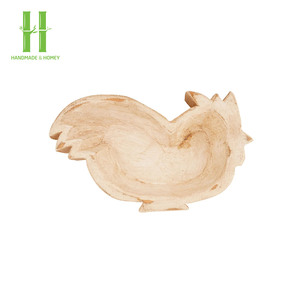 Bol à pâte en bois d'acacia de haute qualité, décoration pour la maison, pour Pâques et Noël, artisanat fait main HNH, fabrication OEM au Vietnam - Product Image 3
