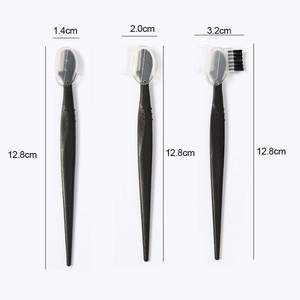 Lot de 3 rasoirs à sourcils noirs multifonctionnels pour hommes, outils de maquillage personnalisés, lame de précision, tondeuse faciale - Product Image 2