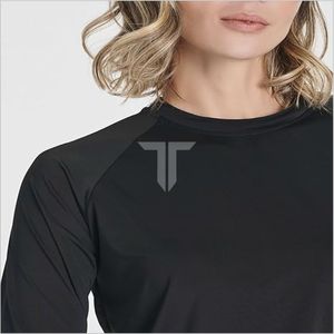 2024 Latest Design Lightweight Women's Rash Guard Customized Logo Printing <b>Low</b> MOQ Sports Wear Factory Direct - Product Image 3