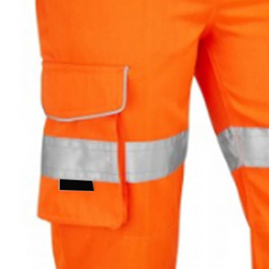 Pantalones de Alta Visibilidad para Trabajadores, Pantalones Cargo Ligeros con Cinta Reflectante, Ropa de Trabajo de Alta Visibilidad, Pantalones de Seguridad para Guardias - Product Image 4