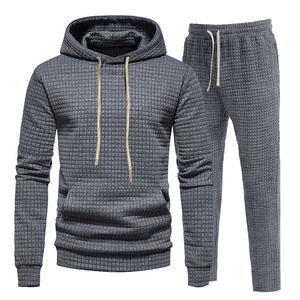 Ensemble 2 pièces vente en gros de pantalons de survêtement et sweat-shirt à capuche légers pour hommes Jogger Sets Cargo Pants Tracksuits Unisex Sweat Suits - Product Image 4