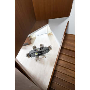 Modern Style Curved Orbital Extendable Dining <b>Table</b> Set Wooden Oval Shape Convertible and <b>Expandable</b> for Home Office Use - Product Image 2