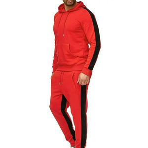 Nueva Llegada, Ropa Deportiva Personalizada para Entrenamiento, Ropa Deportiva para Correr, Manga Larga, Corte Ajustado, Trajes Deportivos Rojos para Hombre en Venta - Product Image 3