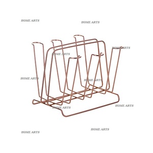 Soporte de vidrio de hierro de último diseño Soporte de vidrio de mesa de calidad premium para utensilios de cocina Uso doméstico - Product Image 1