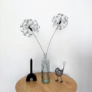 ประติมากรรมรูปทรงดอกไม้โลหะแบบโมเดิร์นงานทำมือที่ไม่เหมือนใครสำหรับตกแต่งบนโต๊ะใช้ในโรงแรมรีสอร์ท - Product Image 3