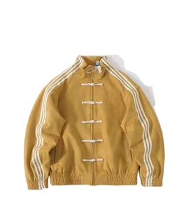 2025 Spring and Autumn New Product Hot Selling Product Stand Collar Flat Button Jacket Men's Loose Pocket Jacket - Product Image 3