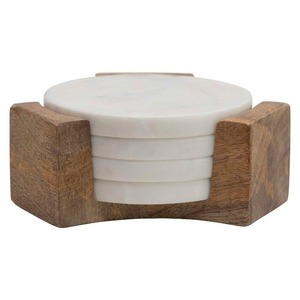 High-Quality Round Stone <b>Coasters</b> for Coffee Tables New Arrival Stone <b>Drink</b> <b>Coasters</b> for Dining Tables Wholesale Customizable - Product Image 5