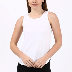 Débardeurs respirants de haute qualité pour femmes, débardeurs de base à col en V, couleur unie, décontractés, sans manches pour l'été, au prix de gros - Product Image 6