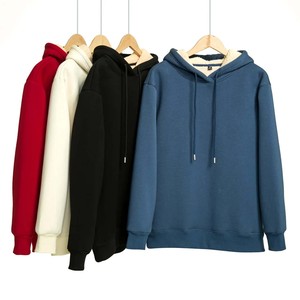 Hombres Sudadera con capucha Zip up Unisex 100% Algodón French Terry Mochila Sudadera con capucha - Product Image 4