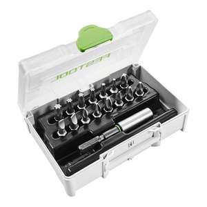 Juego de 16 Brocas Festool SYS3 XXS CE-MX con Porta Brocas Magnético CENTROTEC BH 60 CE Imp - Product Image 1
