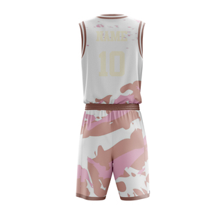 Nuevo Diseño de Camiseta y Pantalones Cortos de Baloncesto, Uniformes de Baloncesto Reversibles Sublimados Personalizados para Hombre - Product Image 2