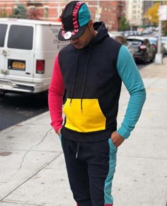 ESSENTIALS Conjunto de sudaderas con capucha y pantalones de chándal de algodón 100% de alta calidad Jersey Streetwear Sudadera con capucha y chándales personalizados para hombres - Product Image 6