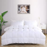 Parure de lit de luxe 100 % bambou 300TC écologique toutes saisons ultra douce respirante lavable matelassée pour mariage