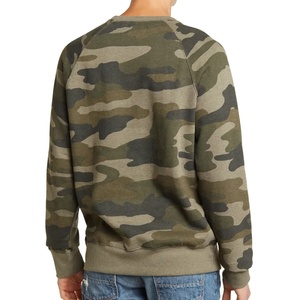 Moda al por mayor 60% algodón 40% poliéster Camo estampado pulóver sudadera hombres manga larga cuello redondo Otoño Invierno sudadera - Product Image 2