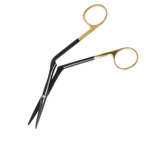 กรรไกรตัดจมูกด้ามจับสีทองคมเครื่องมือผ่าตัดพลาสติกทำจากสเตนเลสสตีล - Product Image 6