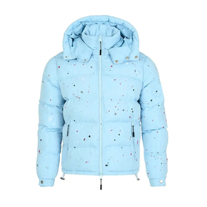 Doudoune légère et chaude unisexe à capuche, isolante pour l'hiver, vêtement d'extérieur décontracté, coupe confortable, logo avant, service OEM, imperméable - Product Image 4
