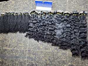 Haute qualité 100% extensions de cheveux humains vierges crus Double bande de trame de peau dessinée Style de vague profonde lâche - Product Image 4