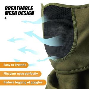 Masque cagoule chaud, options de logo personnalisé, tissu respirant, parfait pour les sports d'hiver, la moto et les activités de plein air - Product Image 4