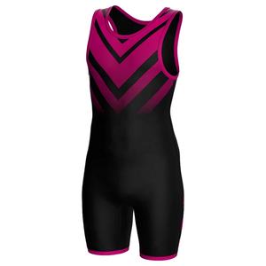 Custom Heat-Transfer Unisex Wrestling Singlet Spandex/Polyester Stretch Breathable Compression <b>Suit</b> Front Lightweight Training - Product Image 5