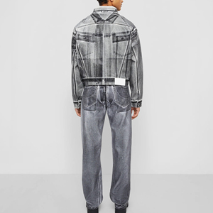 Ensemble veste et pantalon en jean pour homme, nouvelle arrivée, look tendance, respirant, tendance, vente chaude, ensemble de vêtements d'extérieur pour homme - Product Image 2