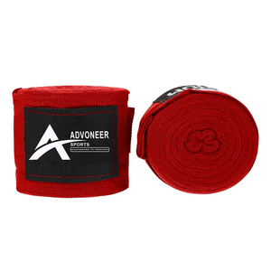 Enveloppes à main de boxe de haute qualité avec matériau en caoutchouc Impression de logo personnalisé Conception élastique durable pour l'entraînement de boxe - Product Image 2