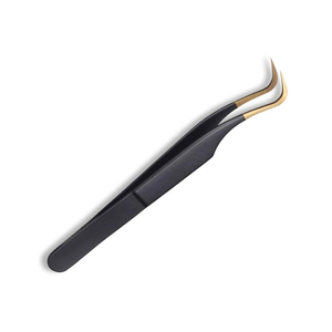 Pince à cils anti-magnétique professionnelle en acier inoxydable Durable de 10mm pour l'extension de faux cils d'utilisation de Salon de beauté de précision - Product Image 2