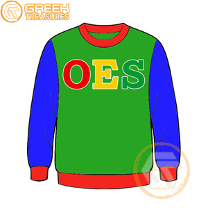 Commande personnalisée de l'étoile de l'Est sweat-shirt brodé en molleton de coton pull de haute qualité vêtements grecs OES sweat-shirts - Product Image 4