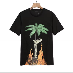 Camiseta de Manga Corta para Hombre, de Poliéster/Algodón, Casual, Ecológica, Transpirable, de Secado Rápido, Corte Regular, Diseño en Blanco Personalizable, Pakistán - Product Image 2