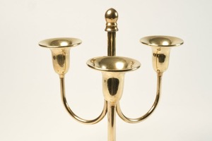Candelabro Tradicional de Latón |   Portavelas de hormigón hecho a mano, decoración india para el hogar, único. - Product Image 2