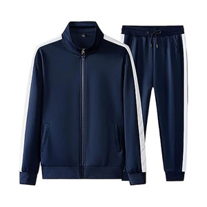 ชุดวอร์มมีซิปสำหรับผู้ชายชุดวอร์ม2ชิ้นมีกระเป๋าซิปชุดวอร์มลำลองสำหรับกีฬาจ๊อกกิ้ง - Product Image 6