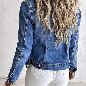 Venta al por mayor de secado rápido de las mujeres de moda chaqueta de diamantes de imitación para la venta en línea de algodón de moda chaqueta de diamantes de imitación para las mujeres - Product Image 6