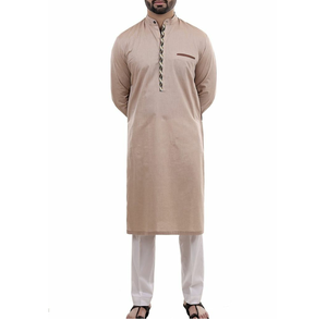 Shalwar Kameez Pakistaní para Hombre, Transpirable, al por Mayor, con MOQ Bajo, Nuevo Diseño, Traje Nacional Cultural - Product Image 6