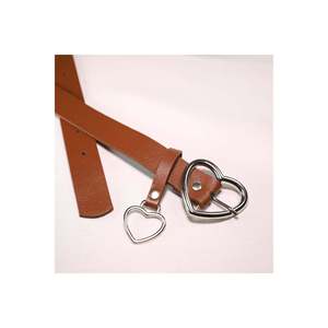 Ceinture basique pour femme avec boucle en forme de cœur, ceinture pour pantalon, ceinture pour chemise, ceinture pour veste - TABA - Product Image 2