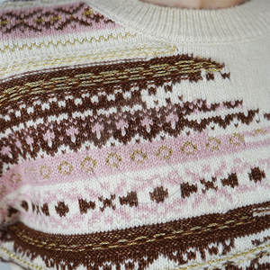 Suéter de Punto con Cuello en V de Viscosa/Algodón al por Mayor para Mujer, Transpirable, Antiencogimiento, de Secado Rápido, Informal, para Invierno - Product Image 6