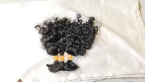 Indian Raw Unprocessed <b>Braiding</b> Bulk <b>Hair</b> Bundles 100% Remy <b>Hairs</b> Single Drawn Single Donor Bundles Low Price Sale in Chennai - Product Image 2
