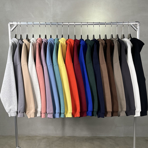 Oem Custom Cropped Hoodie Oversized Heavyweight Hoodies 350g Baggy Cotton Foam 3d Puff Printing Cropped Hoodie - Product Image 2