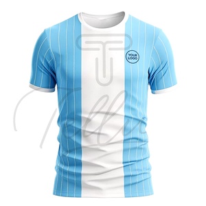 Nueva Camiseta de Fútbol Personalizada, Uniforme de Fútbol para Hombre, Ropa de Equipo, Antibacteriana, Elástica, 100% Poliéster - Product Image 5