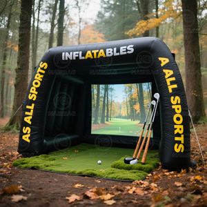 Pratique <span class=keywords><strong>Golf</strong></span> Club Net Cage Gonflable <span class=keywords><strong>Golf</strong></span> Simulateur Tente Formation En Plein Air Conduite Frapper Écran Gonflable Tente <span class=keywords><strong>Maison</strong></span> - Product Image 3