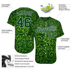 Uniformes de béisbol de sublimación transpirables de alta calidad, ropa de equipo, 100% poliéster, uniformes de béisbol Collage Unisex, Jersey - Product Image 3