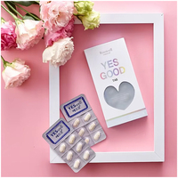 [ROOICELL] NOUVEAU Nettoyant Intime Féminin Coréen YESGOOD 500mg 12 Comprimés Exfoliant Moussant Profond Micro