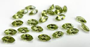 Peridoto Natural Corte Marquesa 5x10mm Facetado-Peridoto Suelto Corte Marquesa Calidad Aaa - Product Image 2