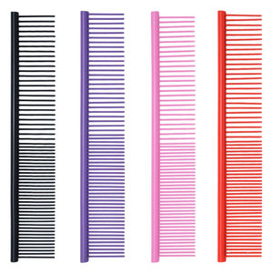 1pcs Peigne de toilettage en acier inoxydable pour animaux de compagnie Dissolvant doux pour les sous-couches lâches Nœuds pour chiens chats Simple Small Style - Product Image 1