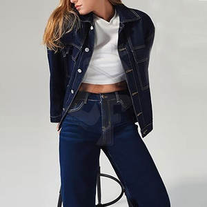 2025 veste en jean élégante pour femmes conçue pour offrir chaleur et confort avec un attrait intemporel à vendre - Product Image 4
