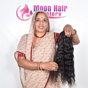 Extensions de cheveux humains naturelles, bouclées, vierges, indiennes, disponibles à la vente auprès des meilleurs fabricants, fournisseurs et exportateurs. - Product Image 6