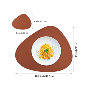 Tapis de table en cuir modernes Tapis de décoration de table Pièce design d'aspect de haute qualité avec produit de vente - Product Image 4